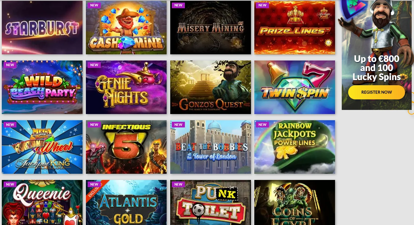 Slots und Spiele im Casino PlayLuck | World Casino Expert Deutschland