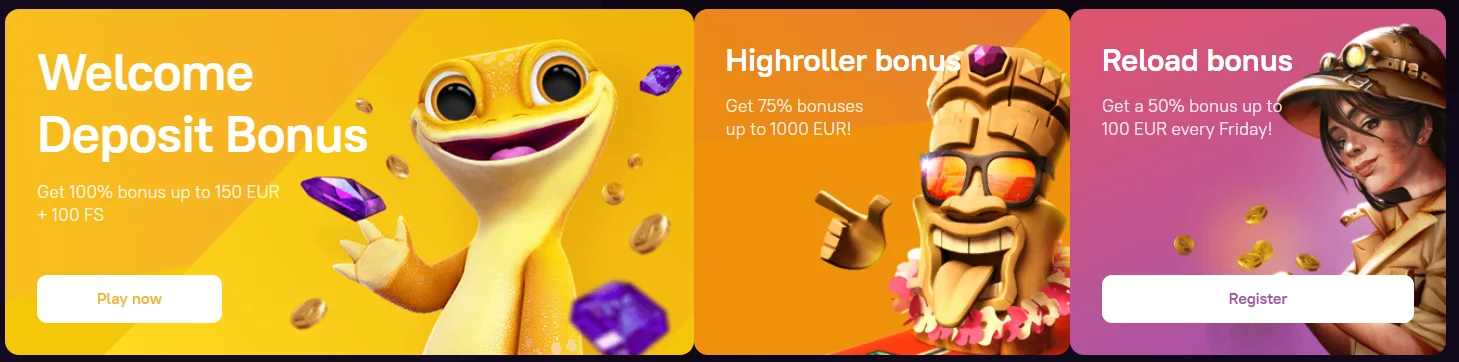 Boni vom Online Casino Zoome