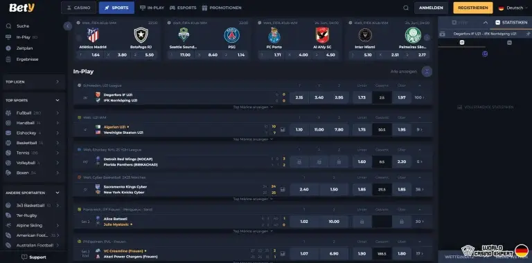 Bety Sportwetten mit Kryptowährungen