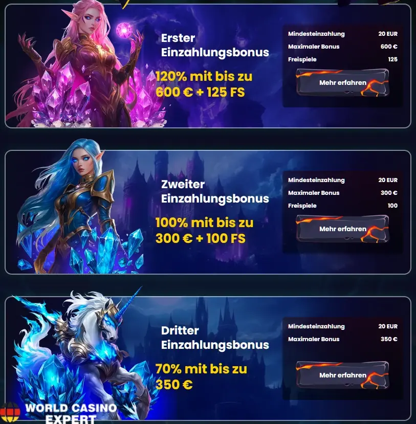 SlotsGem Casino Boni und Aktionen