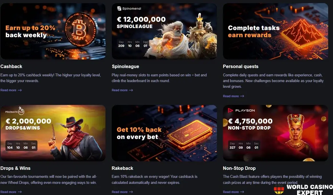 Bonusse für deutsche Spieler vom Online-Casino MineBet