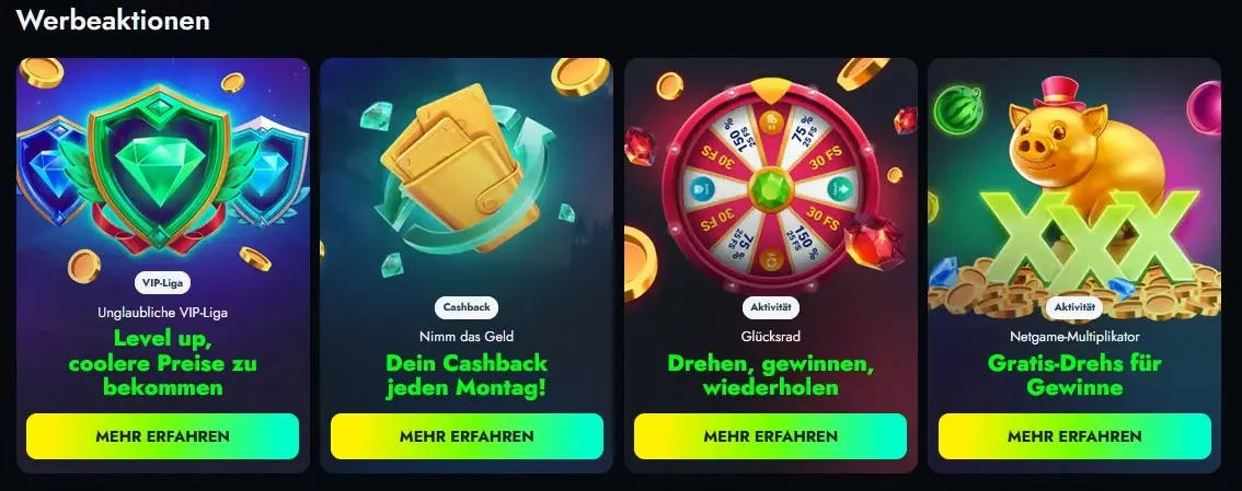 Wildwinz Casino Boni und Aktionen