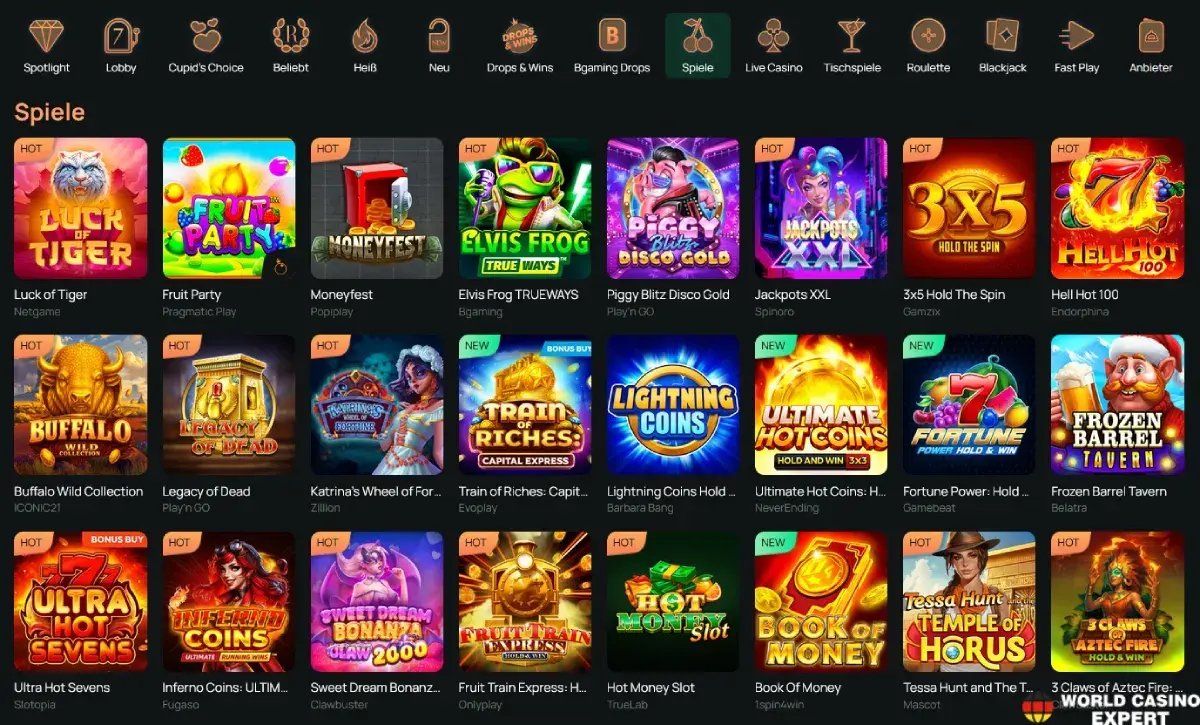 Spieleauswahl im Ritzo Casino – Eine detaillierte Analyse