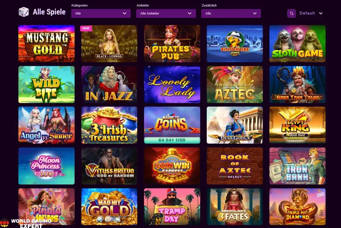 Spiele und Provider bei Booi Spiele und Provider bei Booi