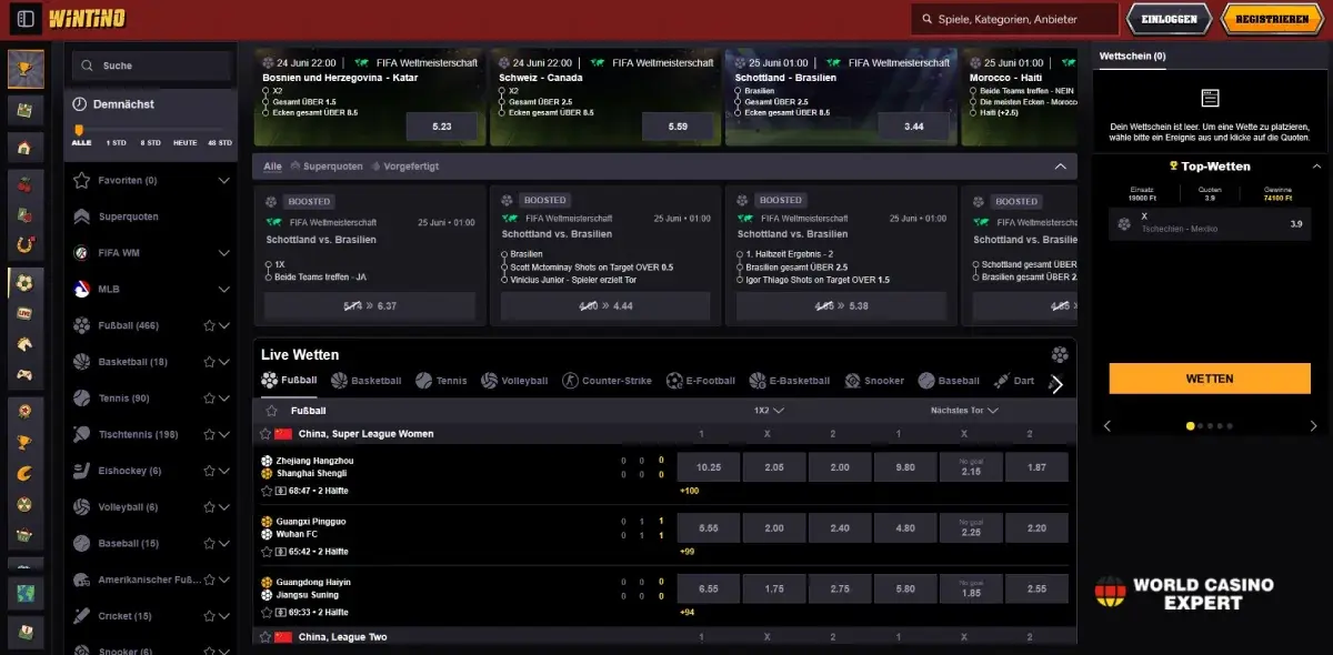 Wintino Sportwetten Wintino Sportwetten