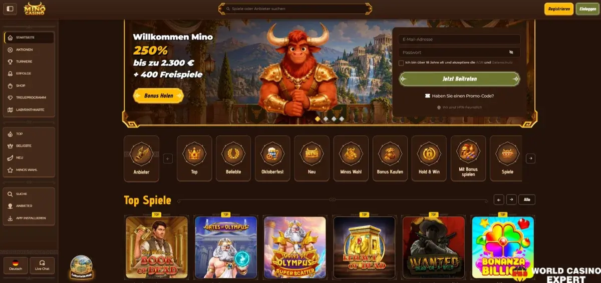 Mino Casino Erfahrungen 2026: Ein detaillierter Testbericht Mino Casino Erfahrungen 2026: Ein detaillierter Testbericht