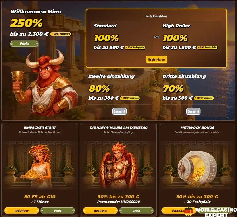 Casino-Boni und Promotionen Casino-Boni und Promotionen