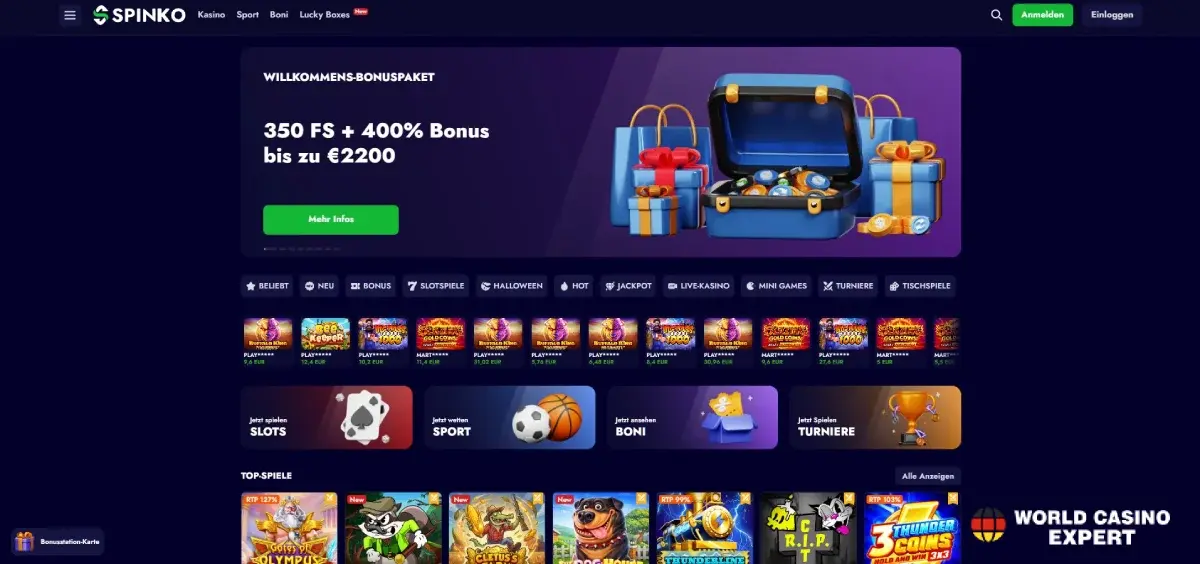 Spinko Casino Erfahrungen 2026: Bonus, Spiele und Auszahlung im Test Spinko Casino Erfahrungen 2026: Bonus, Spiele und Auszahlung im Test