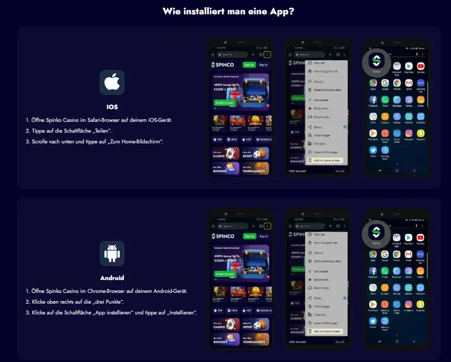 Mobile Casino und App Mobile Casino und App