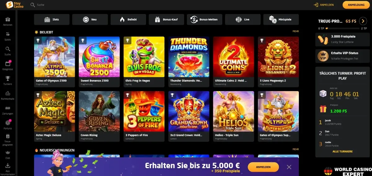 StayCasino Casino Erfahrungen 2026: Bonus, Spiele und Auszahlung im Test StayCasino Casino Erfahrungen 2026: Bonus, Spiele und Auszahlung im Test