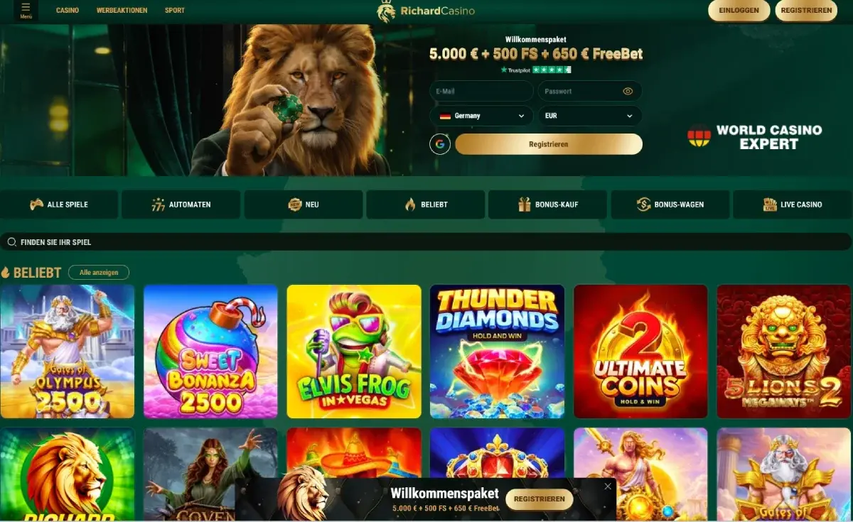 Richard Casino Erfahrungen und Test