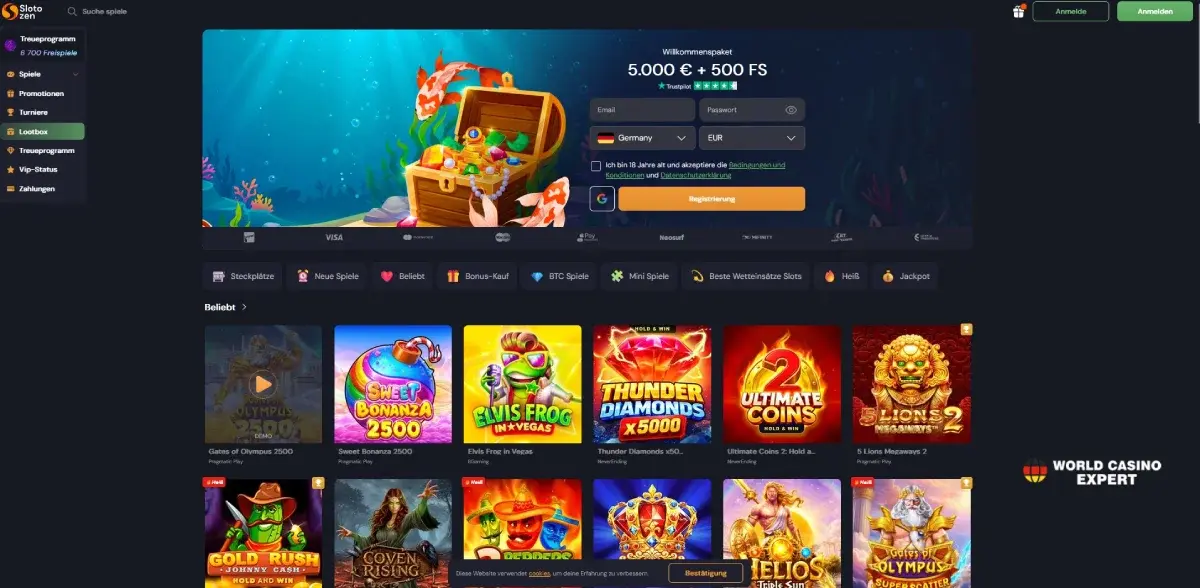 Slotozen Casino Test: Erfahrungen zu Bonus, Spielen und Auszahlung Slotozen Casino Test: Erfahrungen zu Bonus, Spielen und Auszahlung