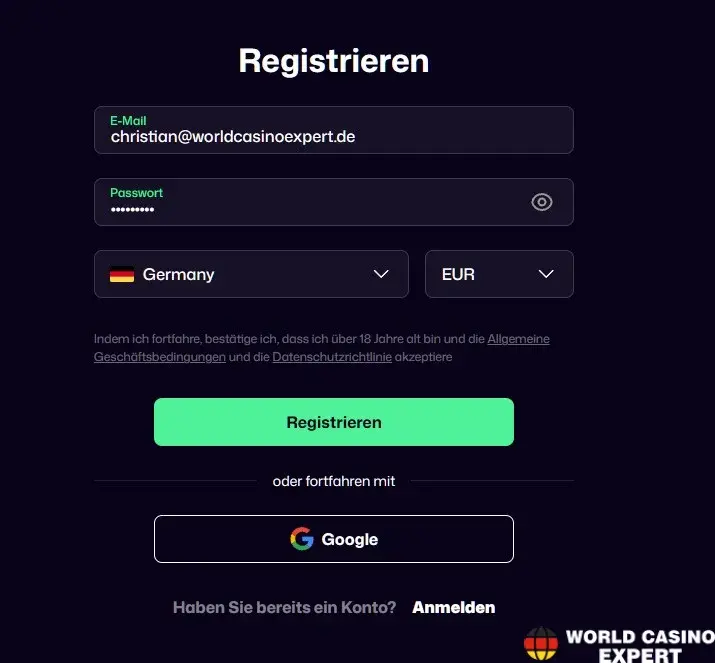 Registrierung und Verifizierung Registrierung und Verifizierung