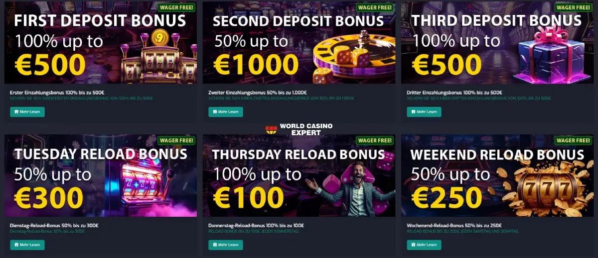 CristalPoker Casino Bonus und Aktionen