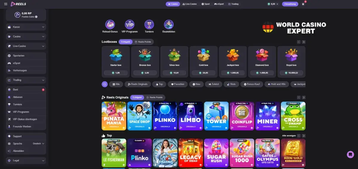 Reels Casino Erfahrungen und Test: Bonus, Spiele und rechtliche Rahmenbedingungen im Detail